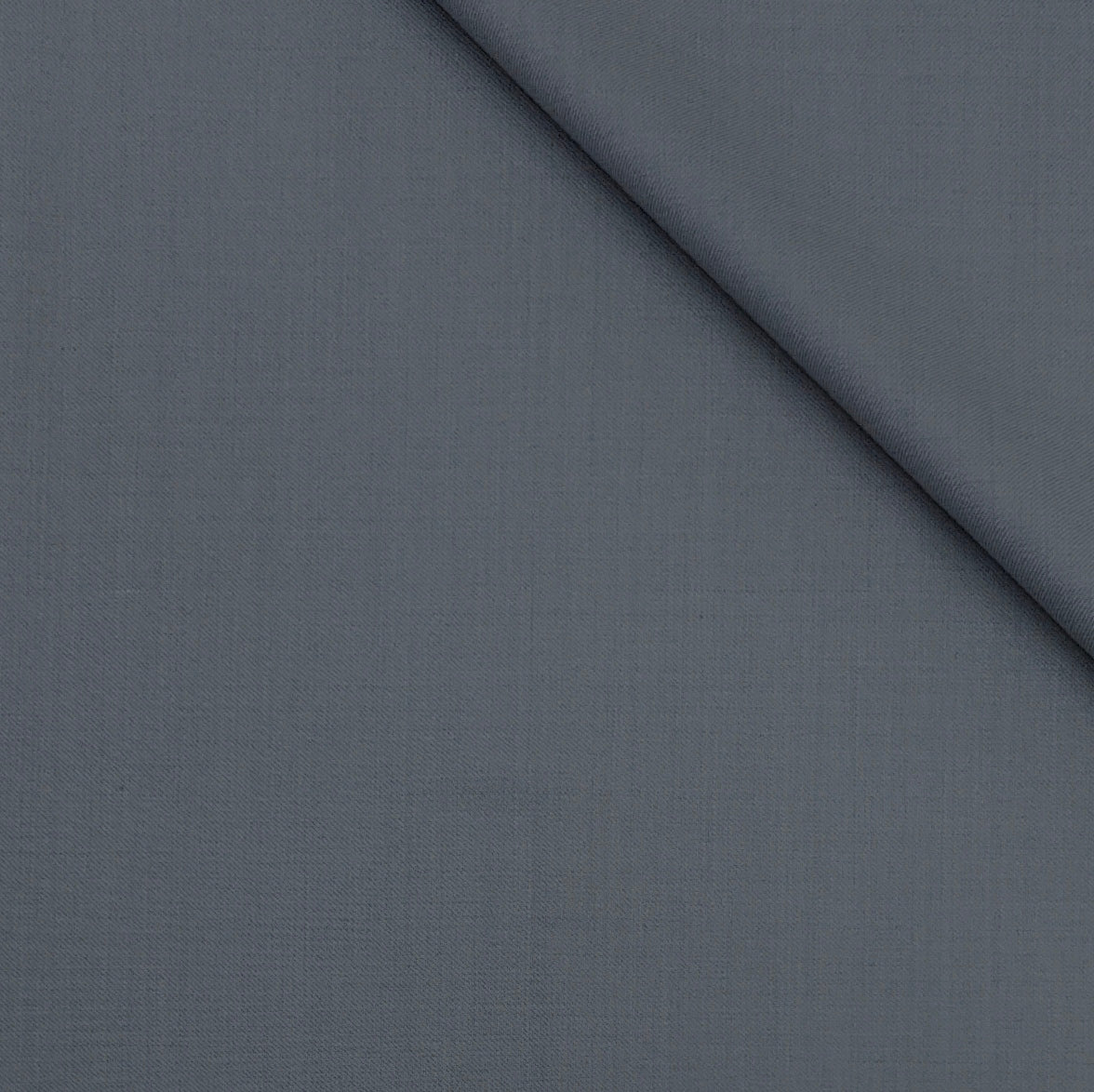Trouser Fabric Reid & Taylor Super 130s Count 70%Wool Plain Weave Color Classic Medium Grey
